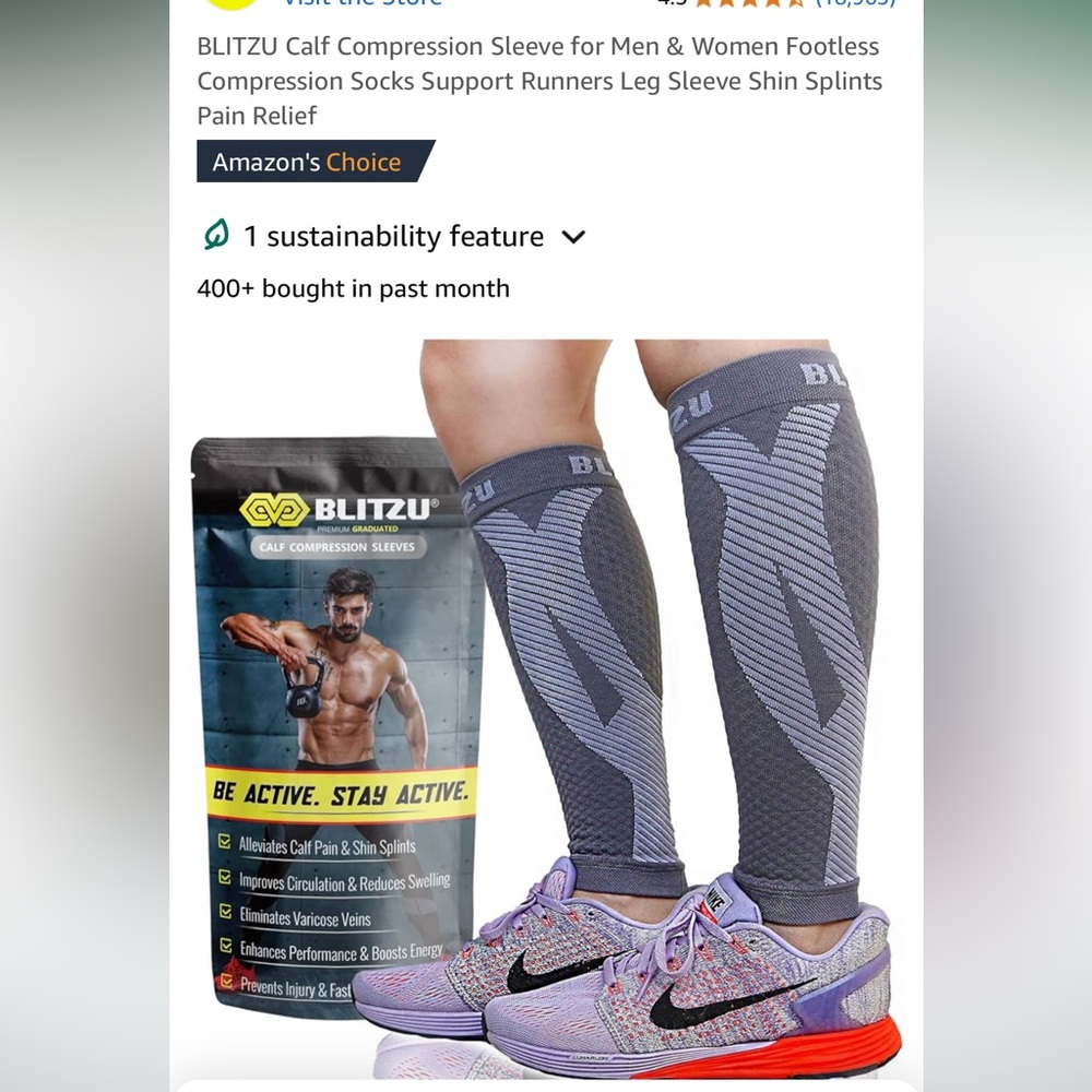 Blitzu Calf compression sleeve